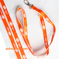 Dây đeo thẻ công chức in mực cao su