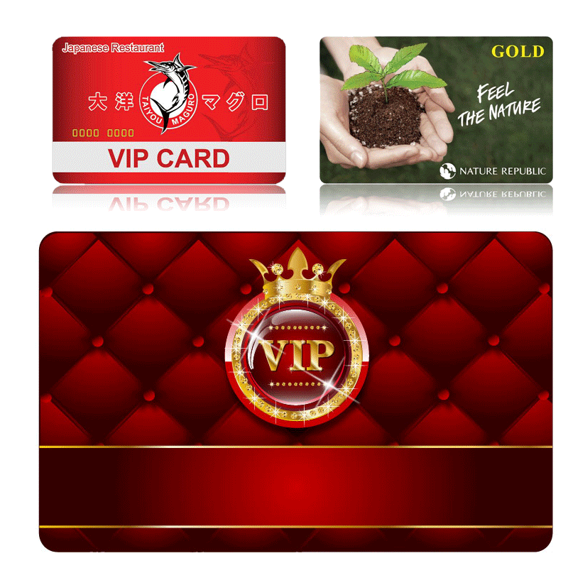 Một mẫu thẻ vip khách hàng tại nhà hàng Nhật