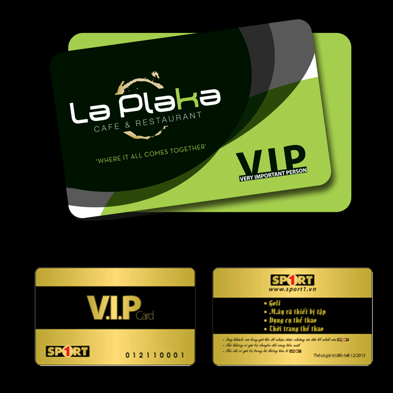 In thẻ nhựa khách hàng vip